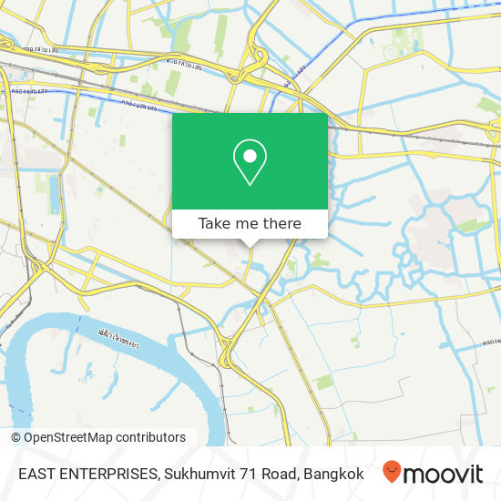 EAST ENTERPRISES, Sukhumvit 71 Road map