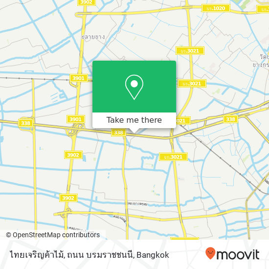 ไทยเจริญค้าไม้, ถนน บรมราชชนนี map