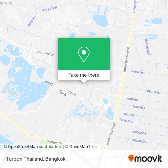 Turbon Thailand map