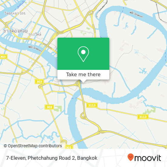 7-Eleven, Phetchahung Road 2 map