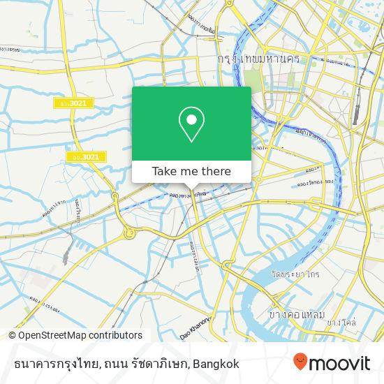 ธนาคารกรุงไทย, ถนน รัชดาภิเษก map