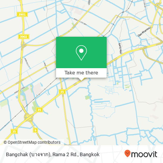 Bangchak (บางจาก), Rama 2 Rd. map