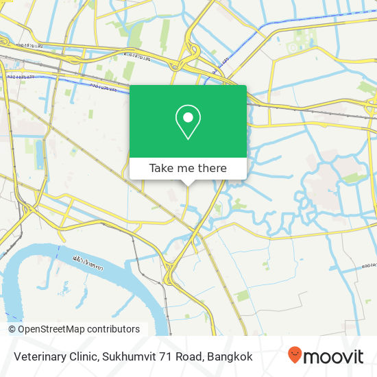 Veterinary Clinic, Sukhumvit 71 Road map