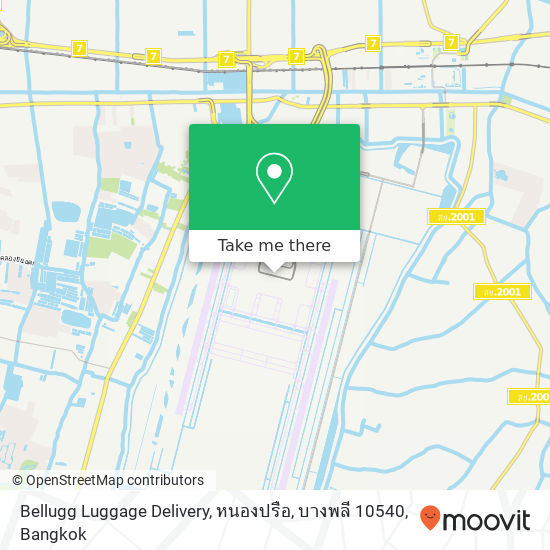 Bellugg Luggage Delivery, หนองปรือ, บางพลี 10540 map