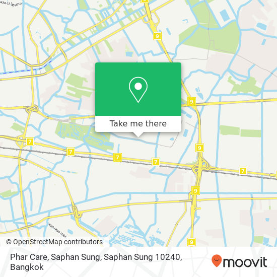 Phar Care, Saphan Sung, Saphan Sung 10240 map