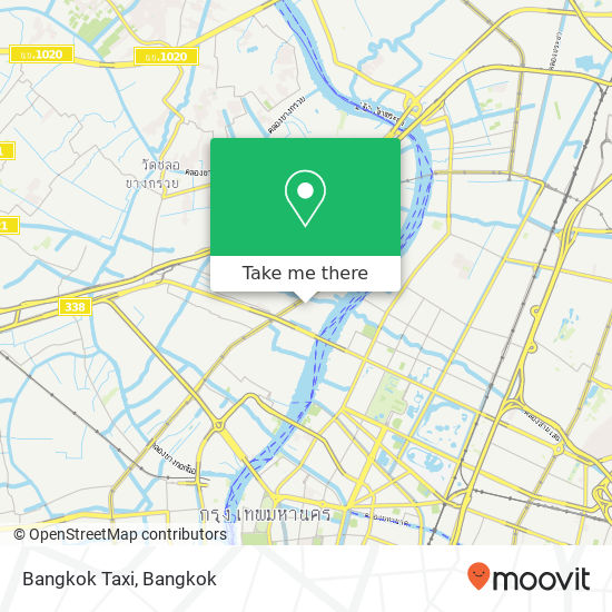 Bangkok Taxi map