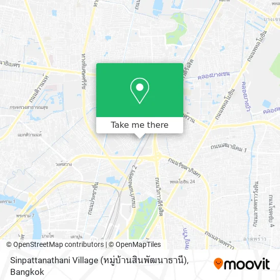 Sinpattanathani Village (หมู่บ้านสินพัฒนาธานี) map