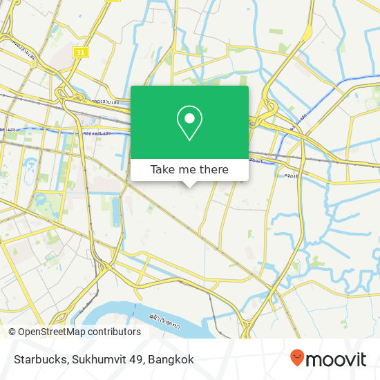 Starbucks, Sukhumvit 49 map