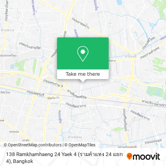 138 Ramkhamhaeng 24 Yaek 4 (รามคำแหง 24 แยก 4) map