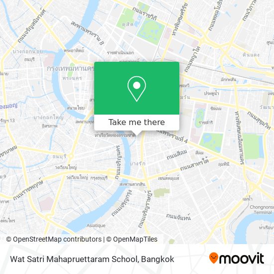 Wat Satri Mahapruettaram School map