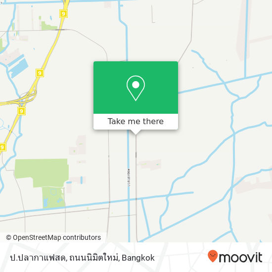 ป.ปลากาแฟสด, ถนนนิมิตใหม่ map