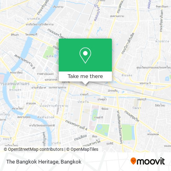 The Bangkok Heritage map