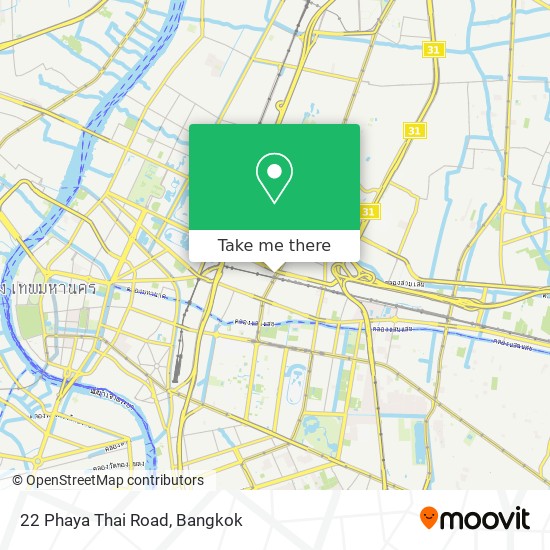 22 Phaya Thai Road map