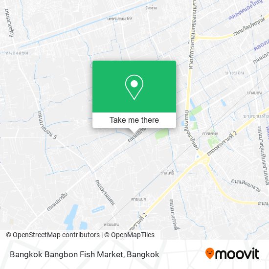 Bangkok Bangbon Fish Market map