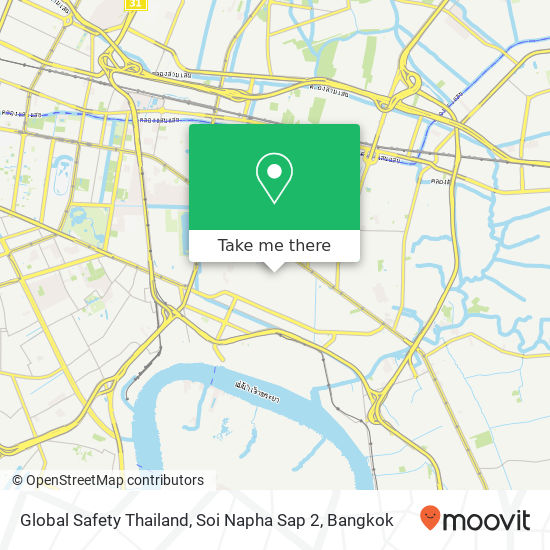 Global Safety Thailand, Soi Napha Sap 2 map