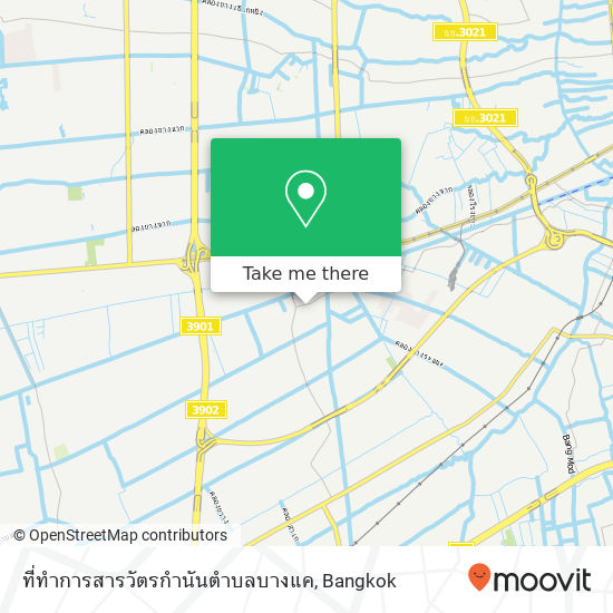 ที่ทำการสารวัตรกำนันตำบลบางแค map