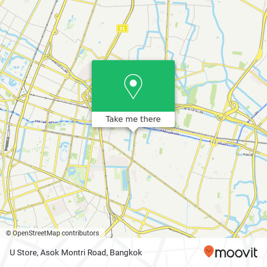 U Store, Asok Montri Road map