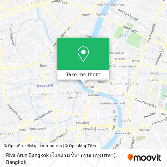 Riva Arun Bangkok (โรงแรม ริว่า อรุณ กรุงเทพฯ) map