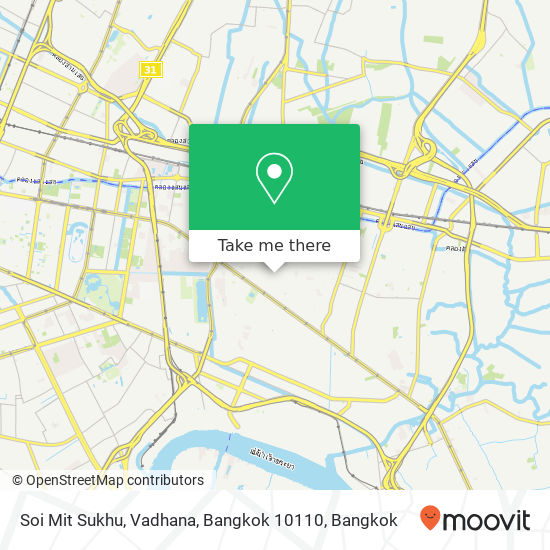 Soi Mit Sukhu, Vadhana, Bangkok 10110 map