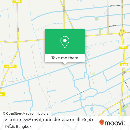 ศาลาแดง เรซซิ่งกรุ๊ป, ถนน เลียบคลองภาษีเจริญฝั่งเหนือ map