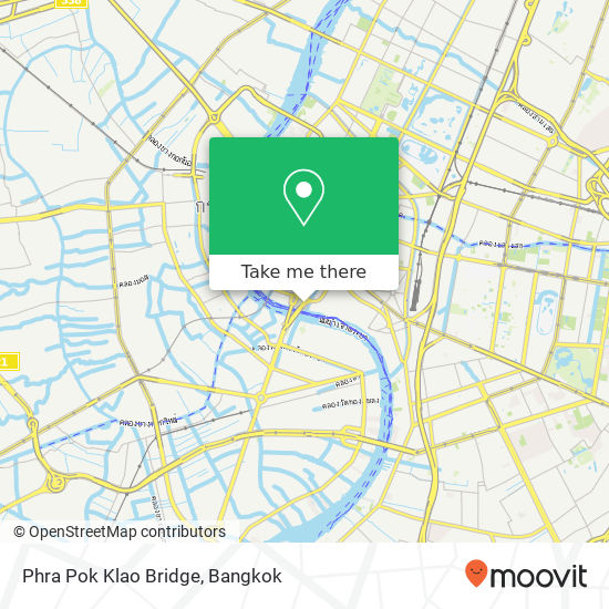 Phra Pok Klao Bridge map