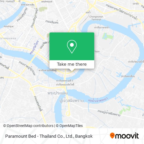 Paramount Bed - Thailand Co., Ltd. map