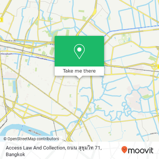 Access Law And Collection, ถนน สุขุมวิท 71 map