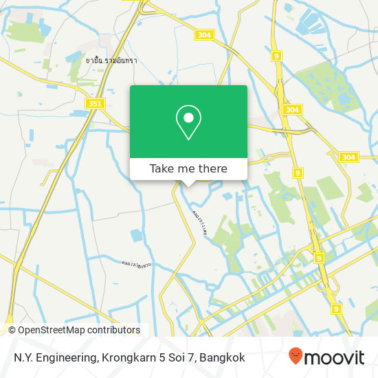 N.Y. Engineering, Krongkarn 5 Soi 7 map