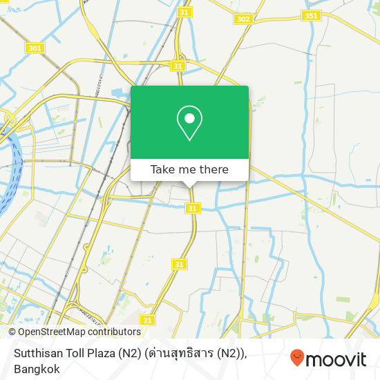 Sutthisan Toll Plaza (N2) (ด่านสุทธิสาร (N2)) map