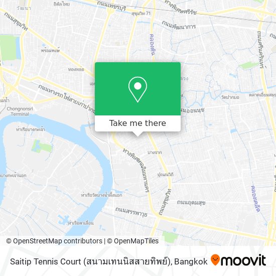 Saitip Tennis Court (สนามเทนนิสสายทิพย์) map