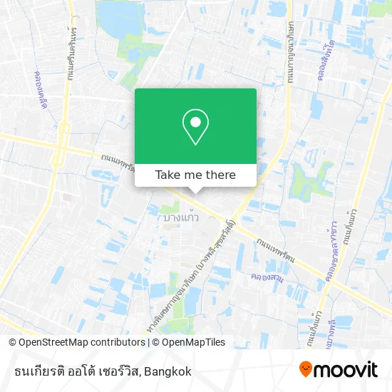 ธนเกียรติ ออโต้ เซอร์วิส map