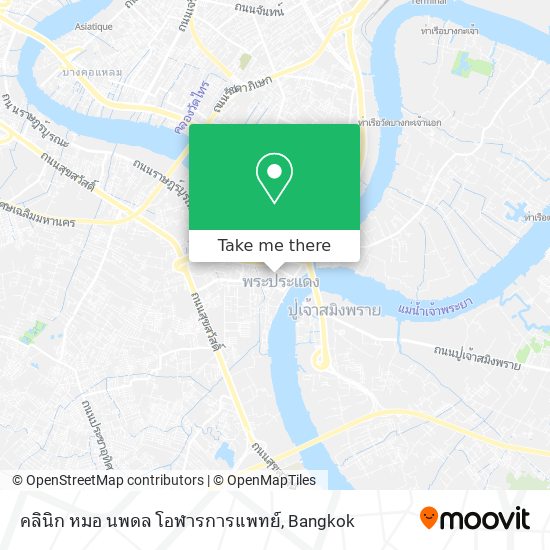 คลินิก หมอ นพดล โอฬารการแพทย์ map