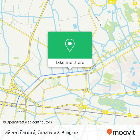 สุธี อพาร์ทเมนท์, วัดกลาง ซ.3 map