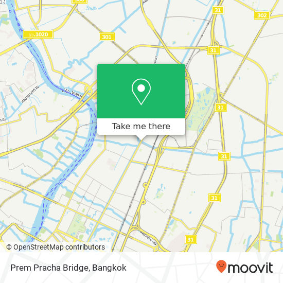 Prem Pracha Bridge map