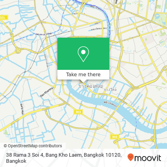 38 Rama 3 Soi 4, Bang Kho Laem, Bangkok 10120 map