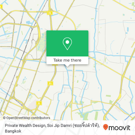 Private Wealth Design, Soi Jip Damri (ซอยจิ๊ปดำริห์) map