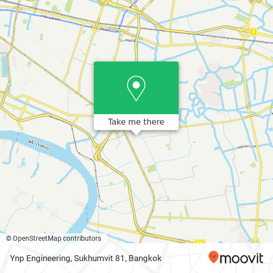 Ynp Engineering, Sukhumvit 81 map