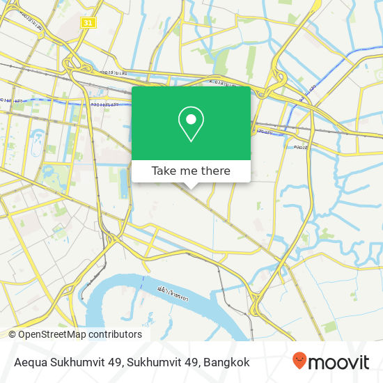 Aequa Sukhumvit 49, Sukhumvit 49 map