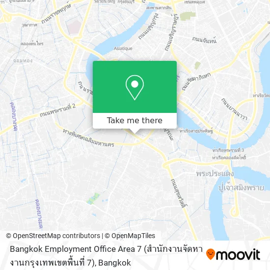Bangkok Employment Office Area 7 (สำนักงานจัดหางานกรุงเทพเขตพื้นที่ 7) map