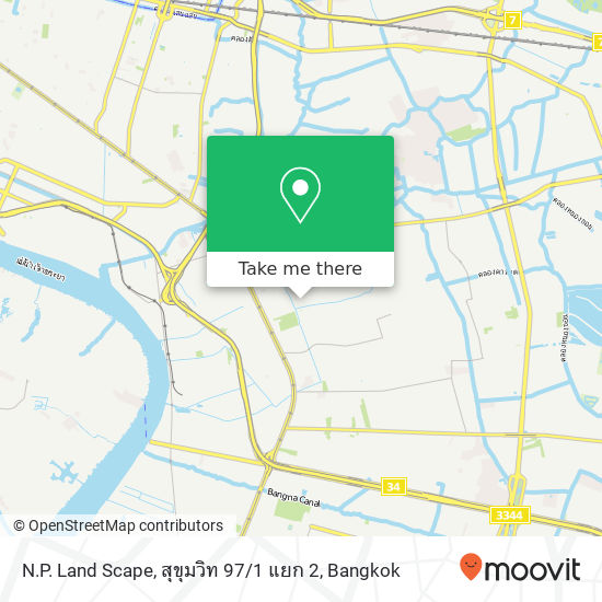 N.P. Land Scape, สุขุมวิท 97 / 1 แยก 2 map