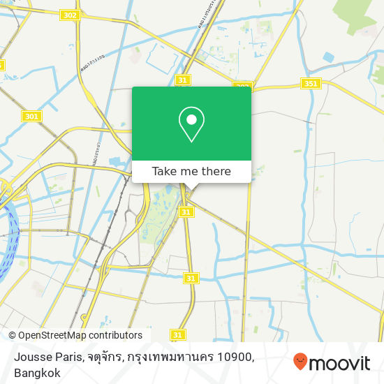 Jousse Paris, จตุจักร, กรุงเทพมหานคร 10900 map