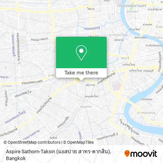 Aspire Sathorn-Taksin (แอสปาย สาทร-ตากสิน) map