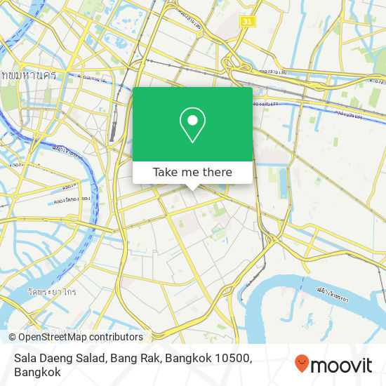 Sala Daeng Salad, Bang Rak, Bangkok 10500 map