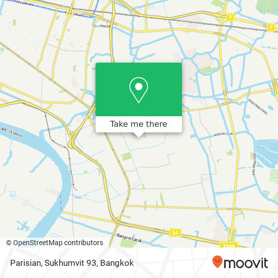 Parisian, Sukhumvit 93 map