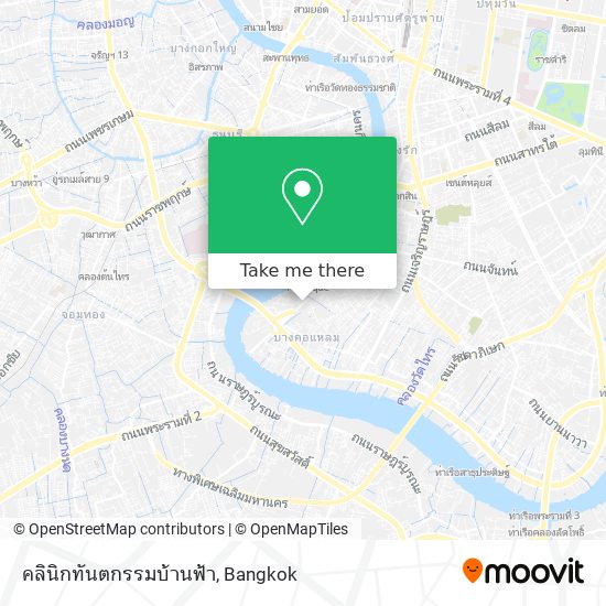 คลินิกทันตกรรมบ้านฟ้า map