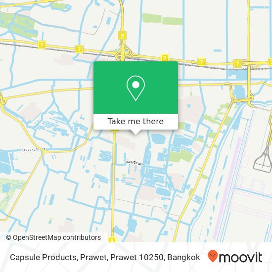 Capsule Products, Prawet, Prawet 10250 map