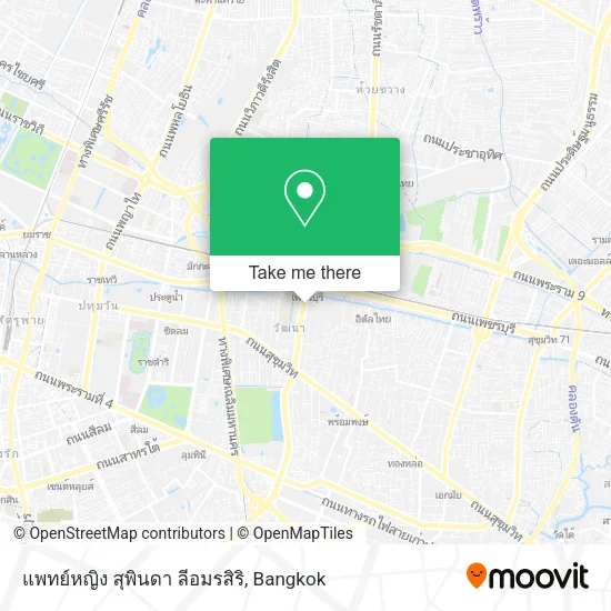 แพทย์หญิง สุพินดา ลีอมรสิริ map