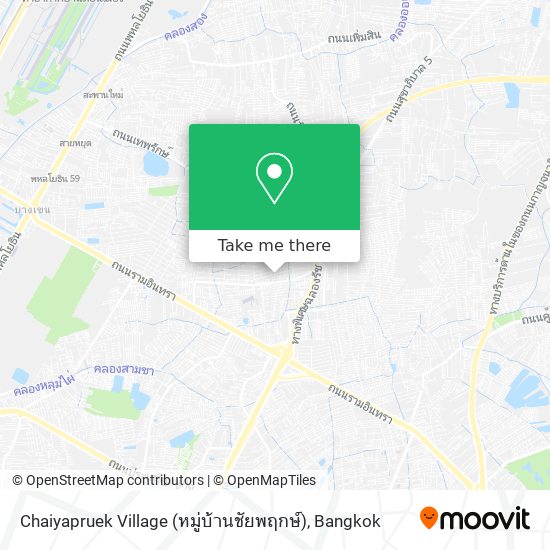 Chaiyapruek Village (หมู่บ้านชัยพฤกษ์) map