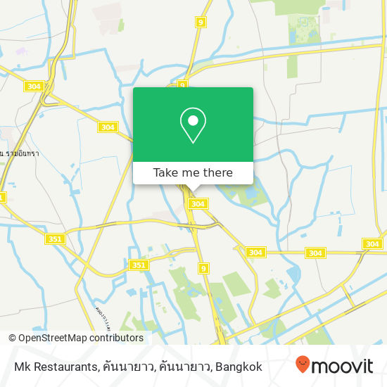 Mk Restaurants, คันนายาว, คันนายาว map