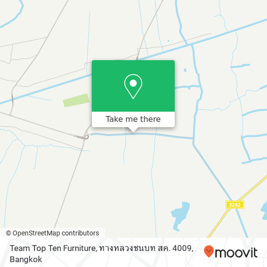 Team Top Ten Furniture, ทางหลวงชนบท สค. 4009 map